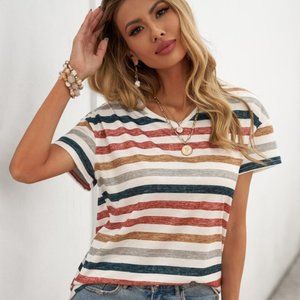 Sandbar Striped Knit Top